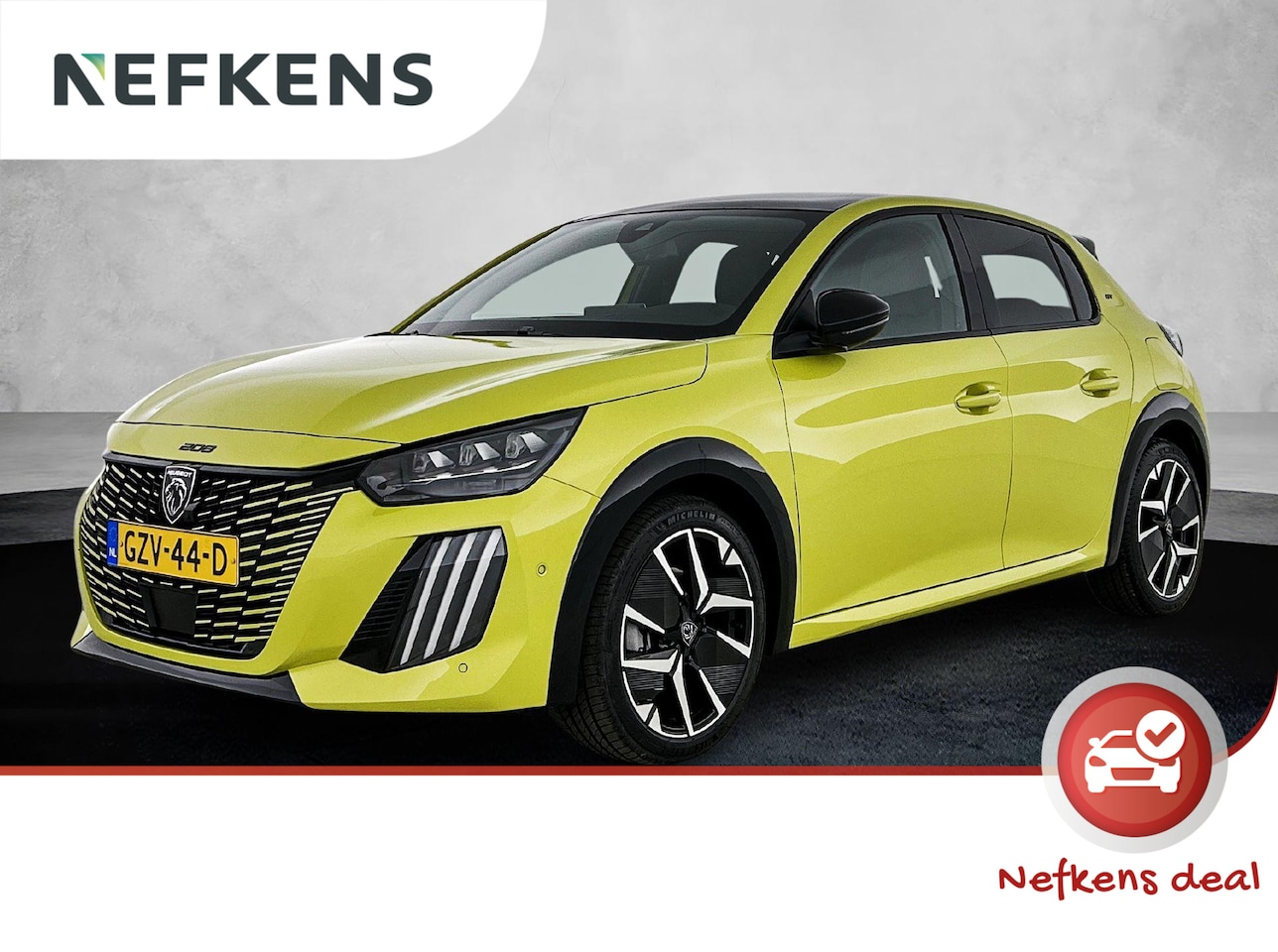 Peugeot 208 - 1.2 Hybrid 145pk GT Automaat | Glazendak | Navigatie | Camera voor + Achter | Climate Cont - AutoWereld.nl