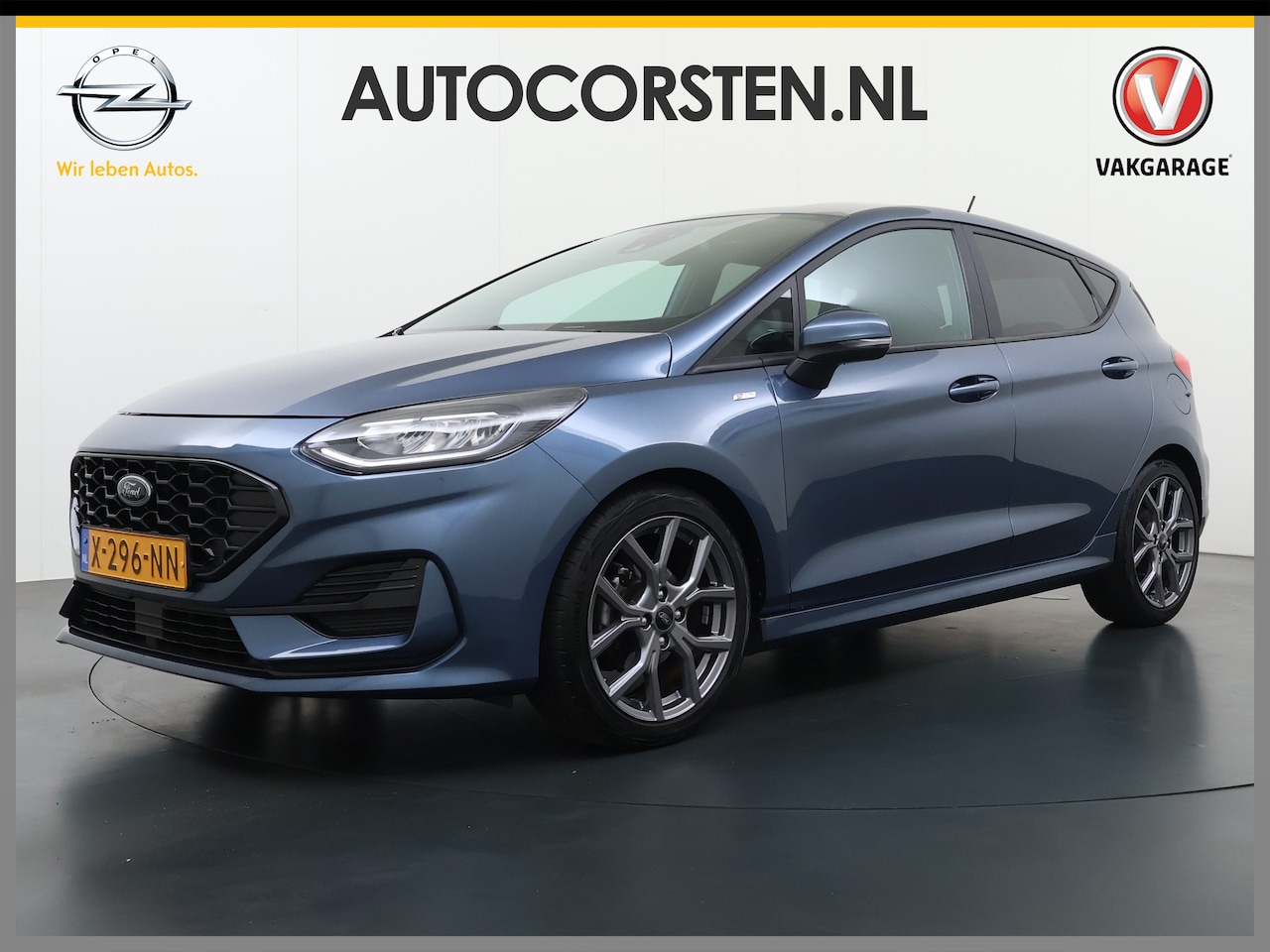 Ford Fiesta - 1.0T 124PK Hybrid ST-Line Stoel+Stuur+Voorruitverwarming Apple Carplay/Android Auto Navi* - AutoWereld.nl