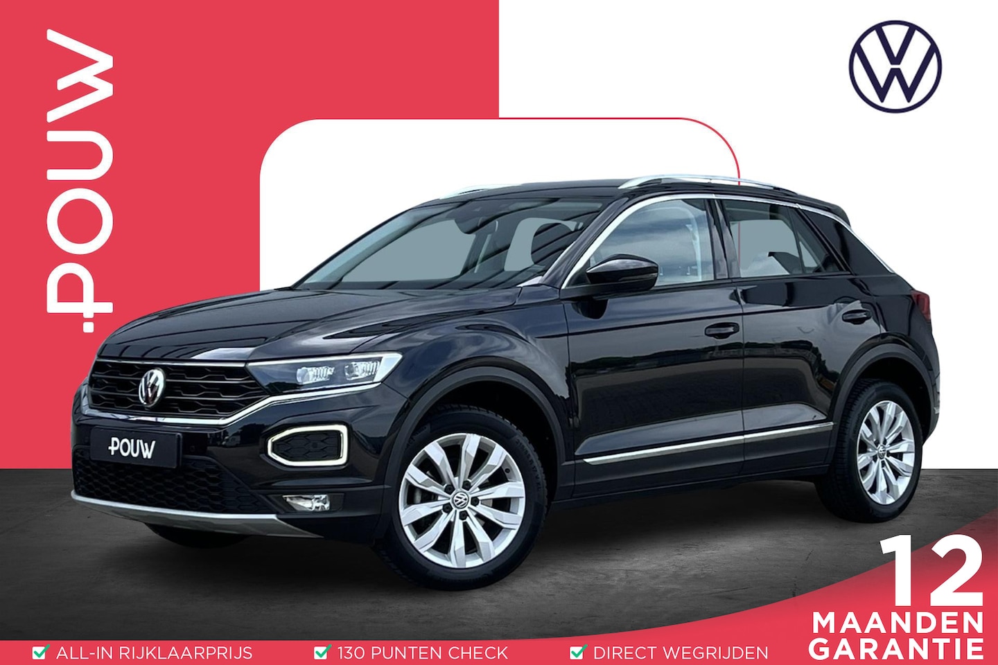 Volkswagen T-Roc - 1.5 TSI 150pk DSG Sport | Navigatie | LED Matrix | App Connect - AutoWereld.nl