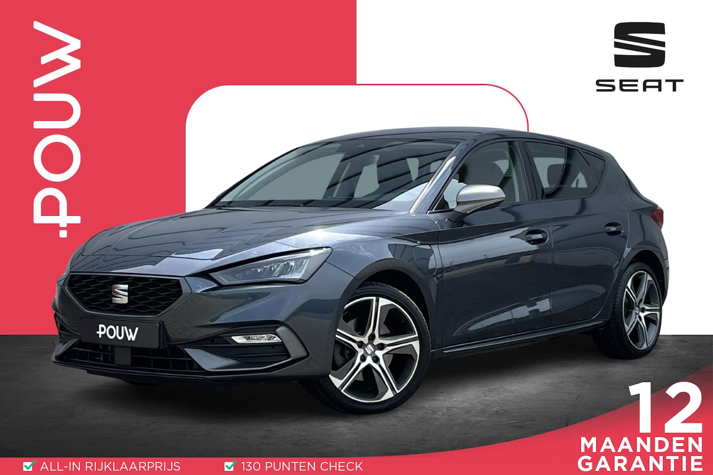 SEAT Leon - 1.4 TSI eHybrid 204pk DSG PHEV FR Business Intense | SoH 95% | Trekhaak | Navigatgie | Sto - AutoWereld.nl