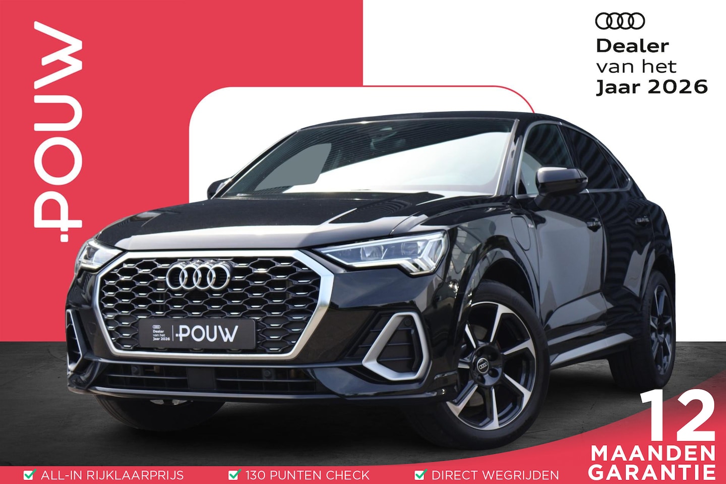 Audi Q3 Sportback - 45 TFSIe 245pk S Edition | Achteruitrijcamera | Stoelverwarming | Dodehoeksensor | Sportst - AutoWereld.nl