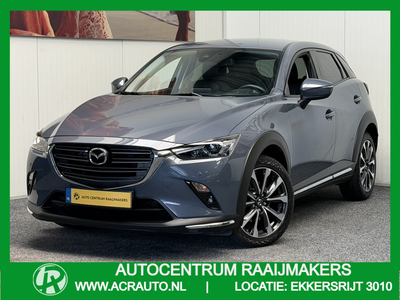 Mazda CX-3 - 2.0 SKYACTIV-G 121 LUXURY NAVIGATIE CRUISE CONTROL HEAD-UP DISPLAY KEYLESS GO RIJSTROOKSEN - AutoWereld.nl