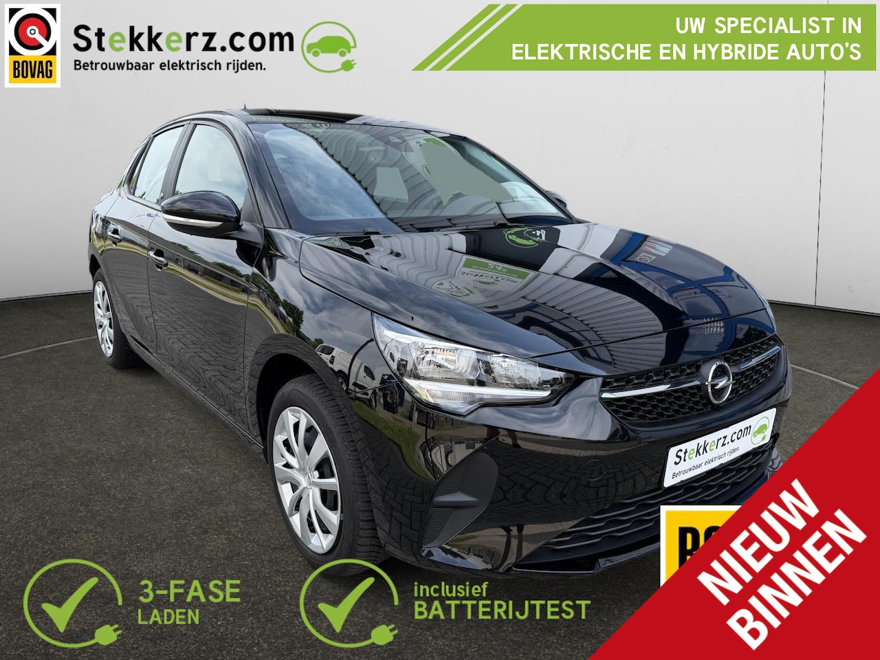 Opel Corsa-e - Edition 50 kWh All-in Inc. 12 mnd. Bovag Garantie, slechts 24.400km!! - AutoWereld.nl