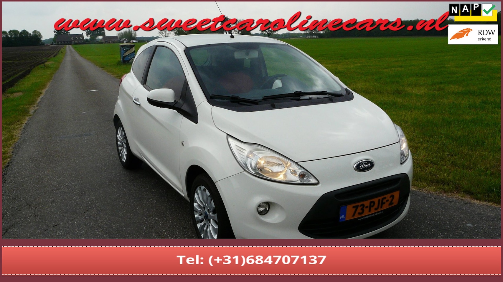 Ford Ka - 1.2 Titanium X start/stop 1.2 Titanium X start/stop,Airco,Elec.pakket,Lmv's! NIEUWE APK! - AutoWereld.nl