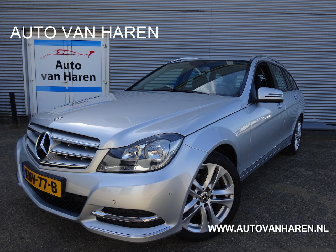 Mercedes-Benz C-klasse Estate - 180 STOELVERWARMING PARKEERSENSOREN CLIMATE CONTROL HALF LEDER - AutoWereld.nl