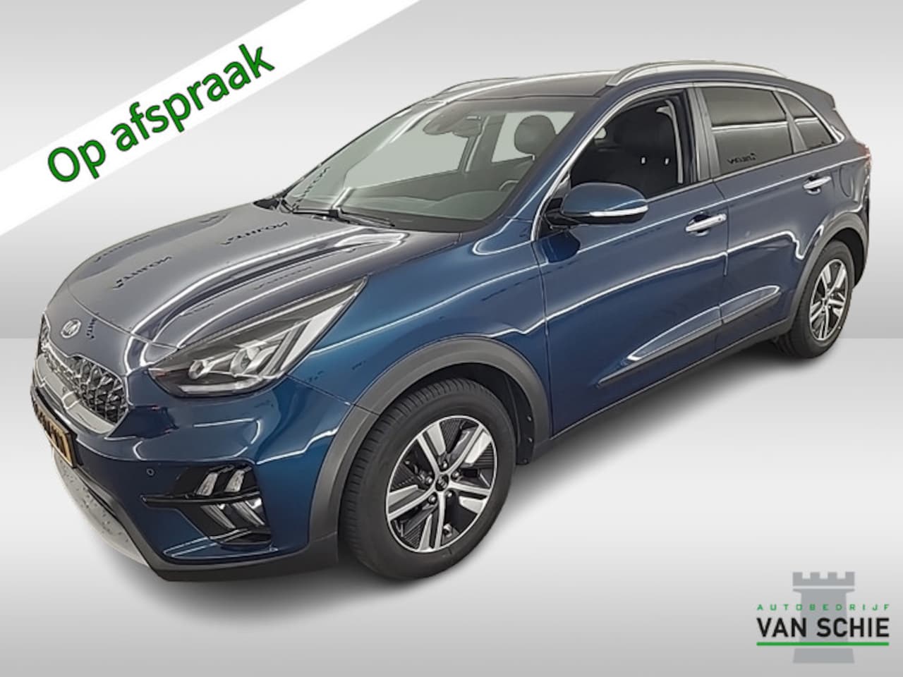 Kia Niro - 1.6 GDi Hybrid DynamicPlusLine 1e-Eig. & Dealer-Onderh. BOVAG-Garantie. NL-Auto. - AutoWereld.nl