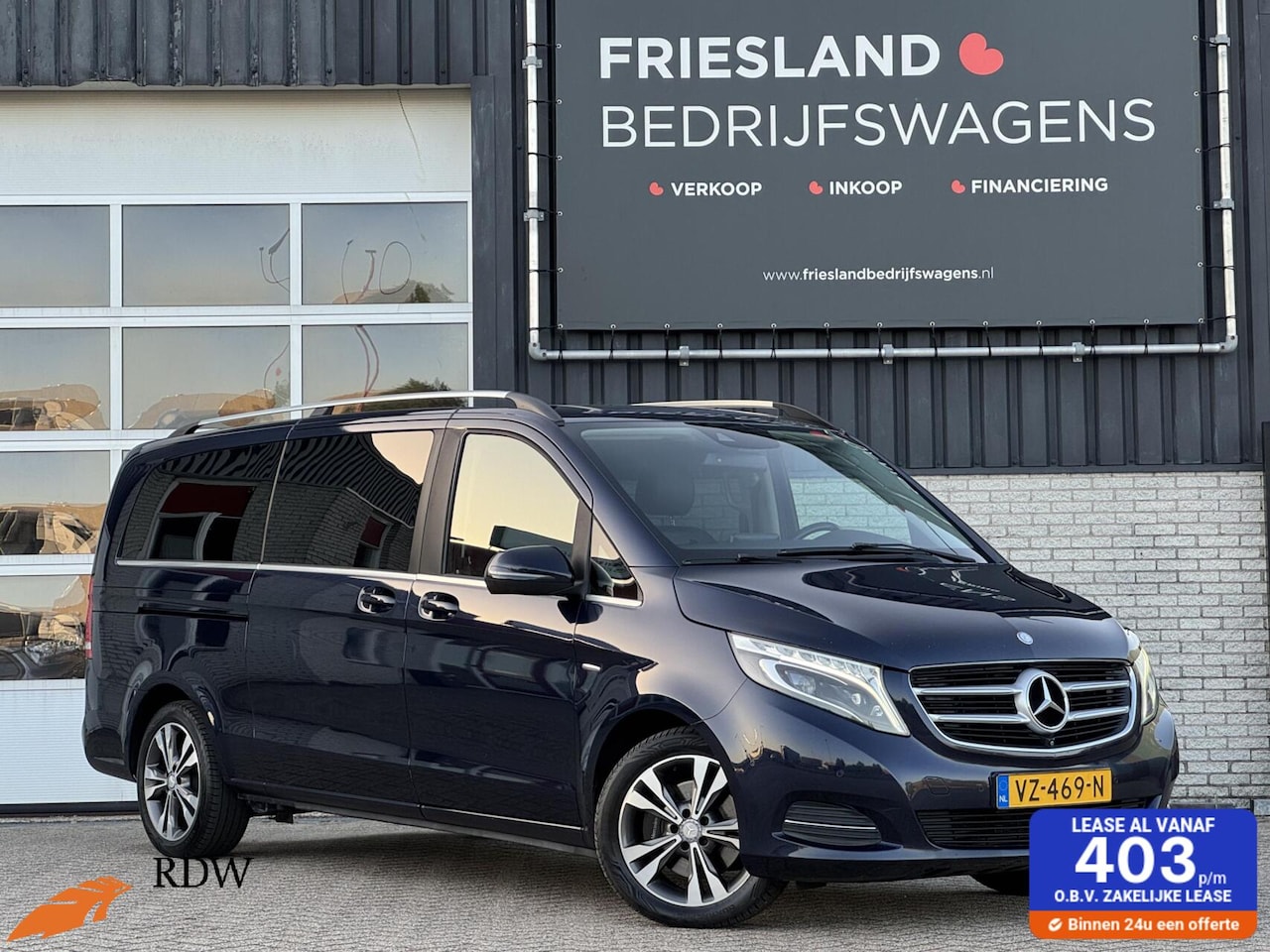 Mercedes-Benz V-klasse - 250d Extra Lang Edition DC Trekhaak/Camera/Navi/Leer/Stoelverwarming/LED - AutoWereld.nl