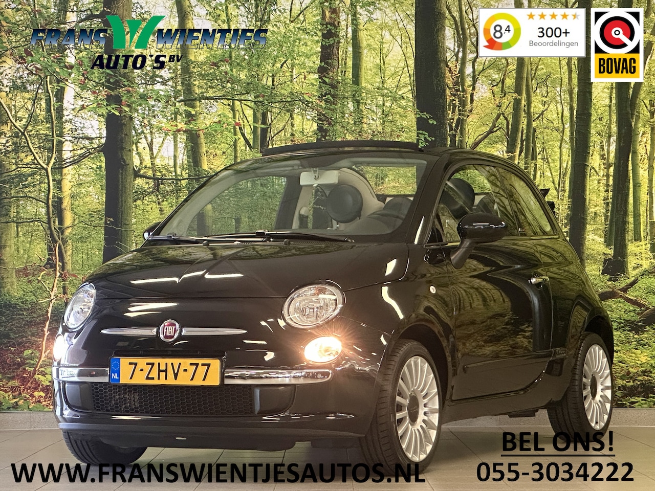 Fiat 500 C - 0.9 TwinAir Turbo Lounge | Origineel Nederlands | Blue & Me | 16'' Lichtmetaal | Elektrisc - AutoWereld.nl