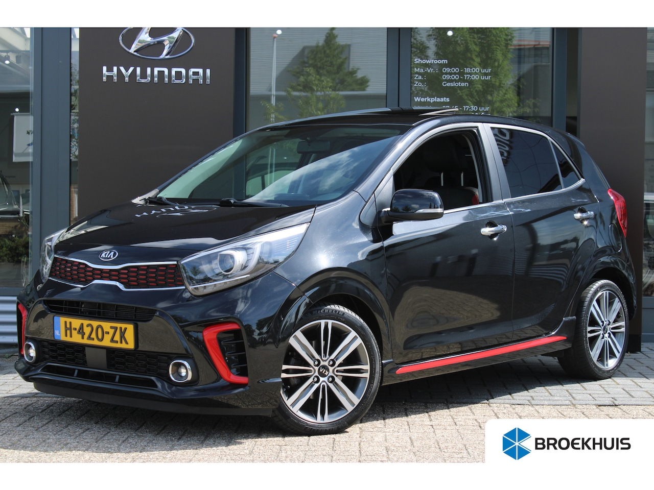 Kia Picanto - 1.0 T-GDI GT-Line 100pk | Schuifdak | Keyless entry | Navigatiesysteem full map | Stuurwie - AutoWereld.nl