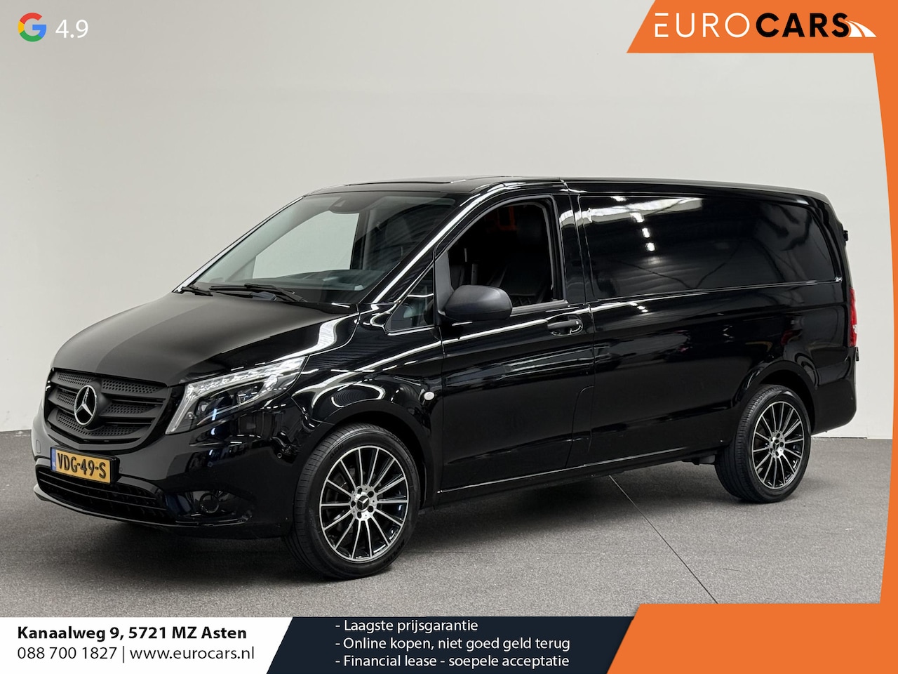Mercedes-Benz Vito - 114 CDI Lang Leder Trekhaak Lichtmetalen Velgen Airco Navigatie - AutoWereld.nl