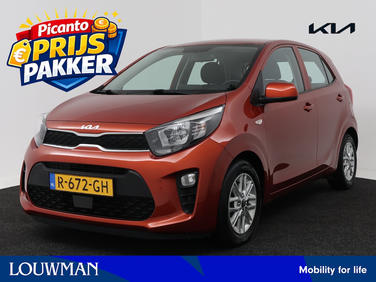 Kia Picanto - 1.0 DPi DynamicLine | Airco | Camera | Lichtmetalen velgen | Cruise Contol | Prijspakker | - AutoWereld.nl