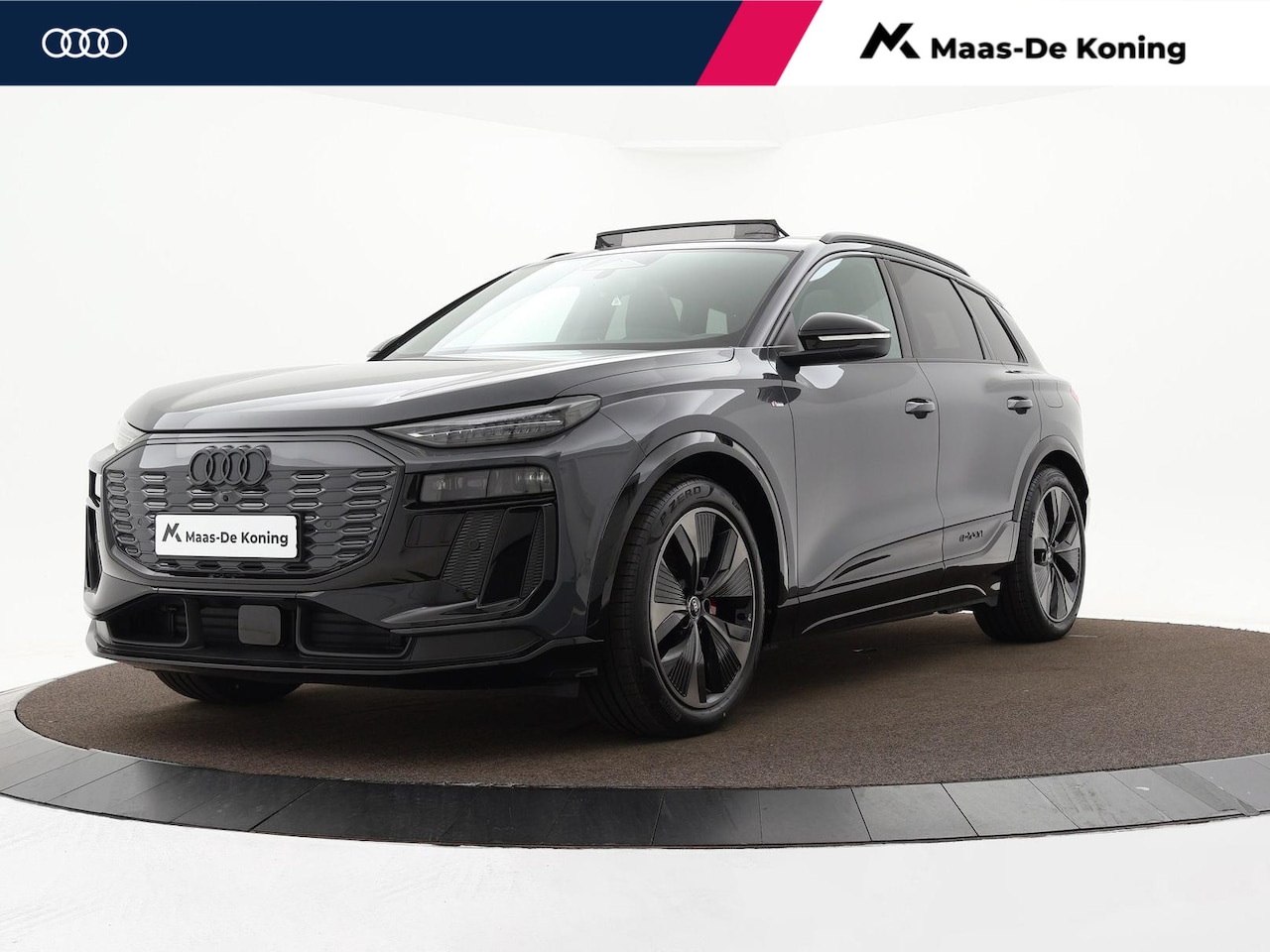 Audi Q6 e-tron - S edition 83 kWh 252pk · SOH 98,1% · Panoramadak · 360 Camera · Inklap. Trekhaak · Luchtve - AutoWereld.nl