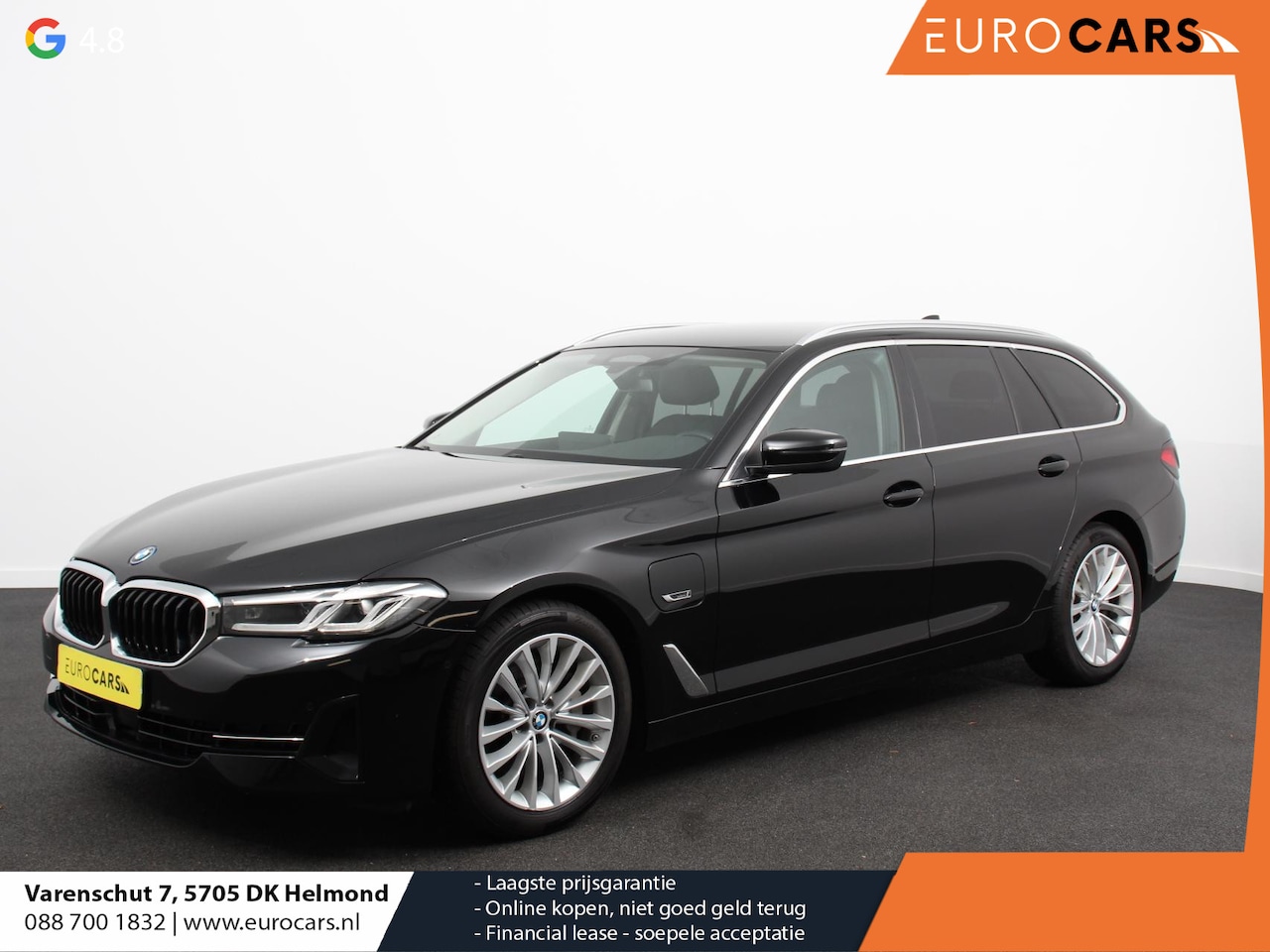BMW 5-serie Touring - 530e Business PHEV AUTOMAAT Adaptieve cruise control LED Leder Navigatie Stoelverwarming A - AutoWereld.nl