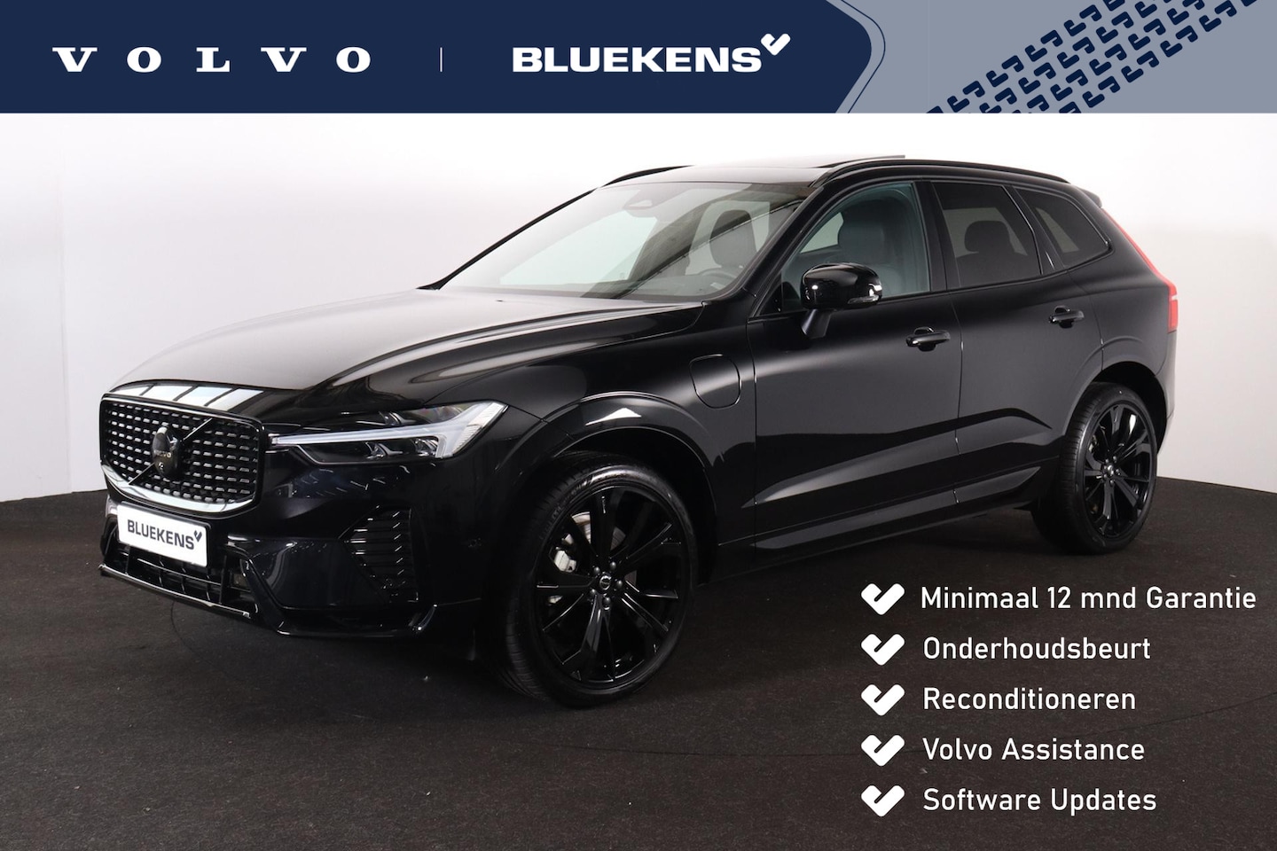 Volvo XC60 - T6 Recharge AWD Ultra Black Edition - Panorama/schuifdak - IntelliSafe Assist & Surround - - AutoWereld.nl