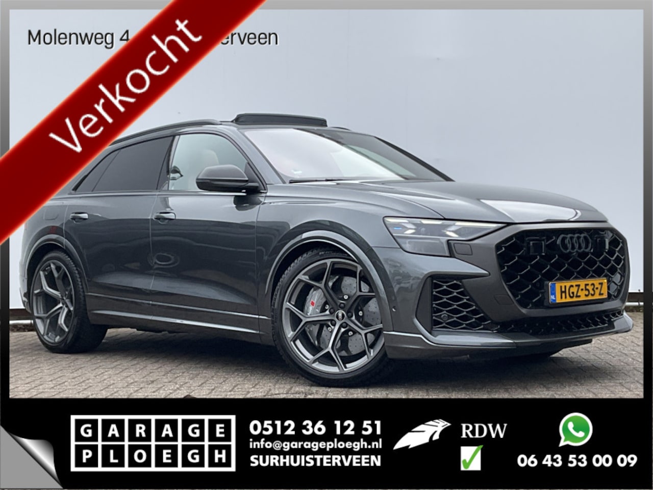 Audi RSQ8 - 4.0 TFSI RS quattro 640 Performance B&O-3D Pano Keramisch Carbon Massage Trekhaak - AutoWereld.nl