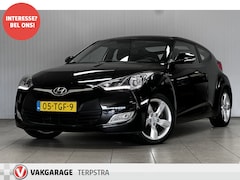 Hyundai Veloster - 1.6 GDI i-Motion /17"LMV /Airco /Cruise /Elek. pakket /Radio /AUX & USB /Isofix /Armsteun