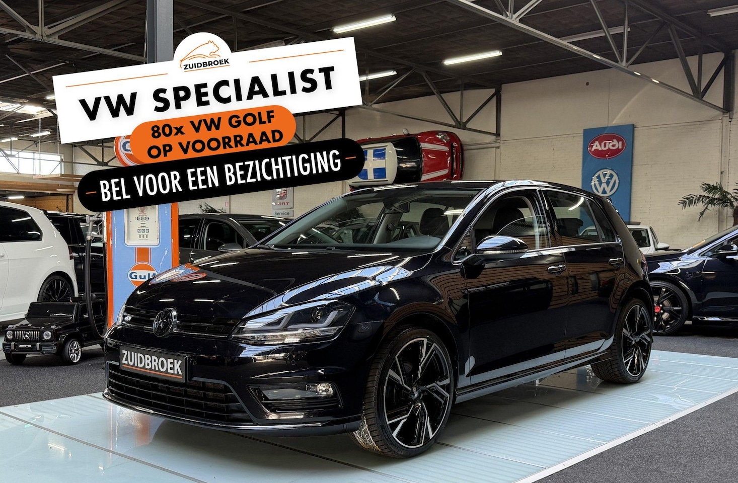 Volkswagen Golf - VII 1.4 TSI R-Line! Maxton! Leer! Navi! Cruise! - AutoWereld.nl