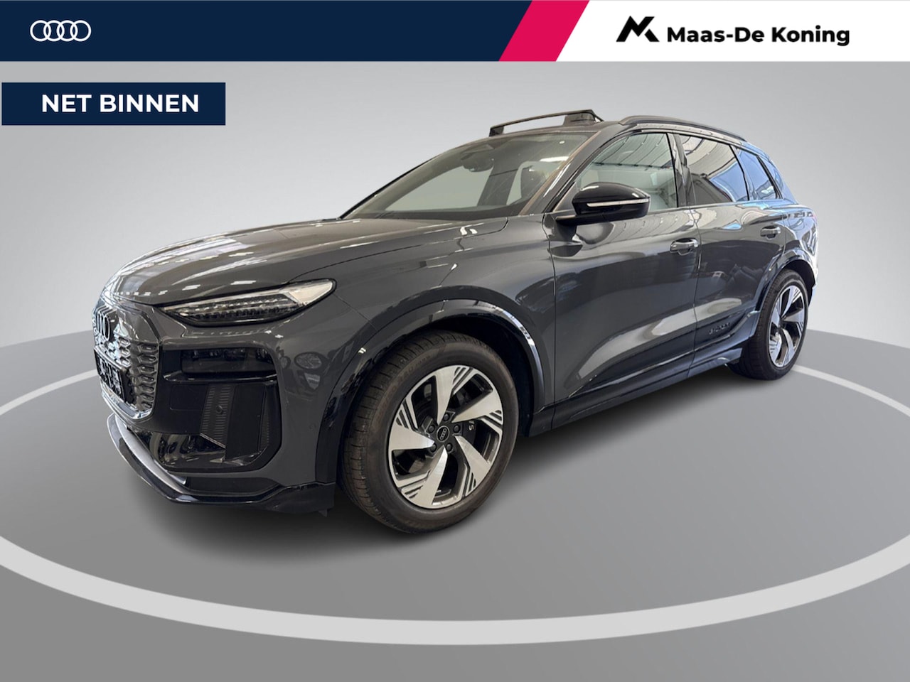 Audi Q6 SQ6 e-tron - SQ6 quattro 100 kWh 490pk · SOH 98% · Panoramadak · 360 Camera · Inklapbare Trekhaak · War - AutoWereld.nl