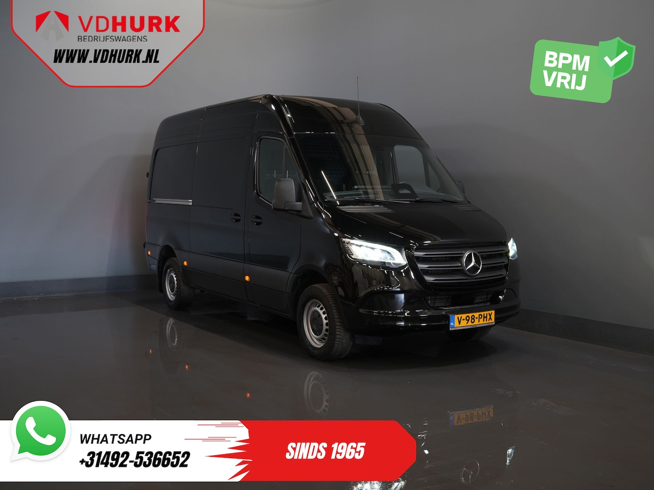Mercedes-Benz Sprinter - 317 CDI Aut. L2H2 VanStep/ 3.5t Trekverm./ LED/ 270Gr.Deuren/ Navi/ Camera/ Cruise/ PDC - AutoWereld.nl
