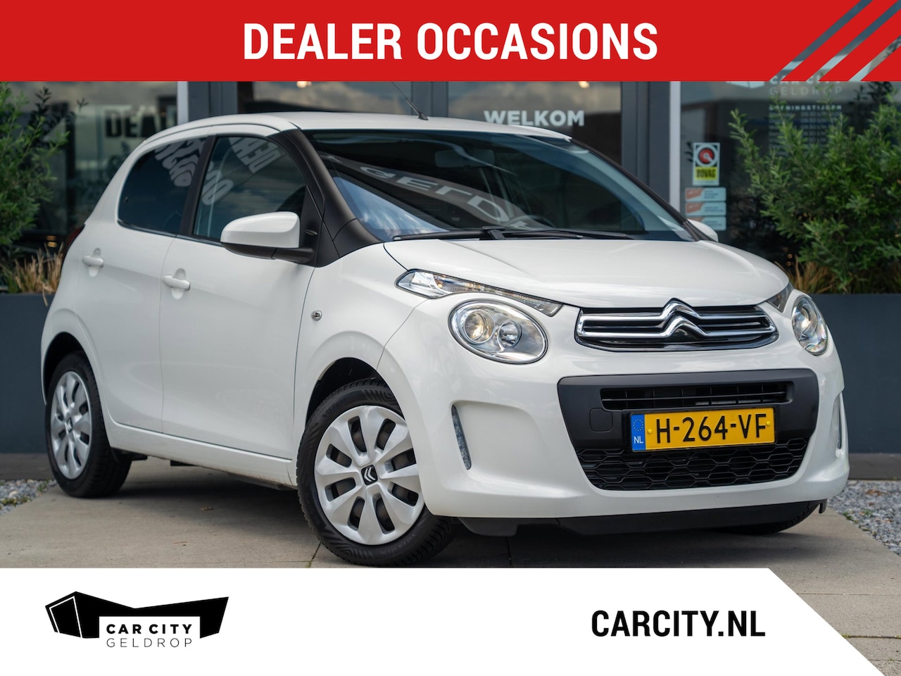 Citroën C1 - 1.0 VTi Feel / Airco / 5D / Bleutooth - AutoWereld.nl