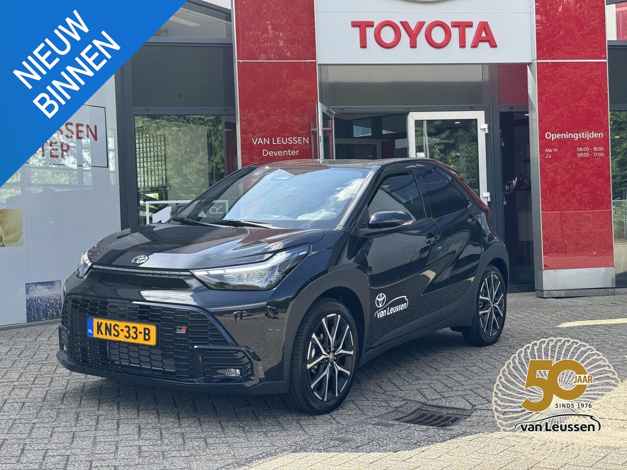 Toyota Aygo X - Hybrid 115 GR Sport APPLE/ANDROID SPORTSTOELEN JBL-AUDIO KEYLESS P-SENSOREN CLIMA CAMERA - AutoWereld.nl