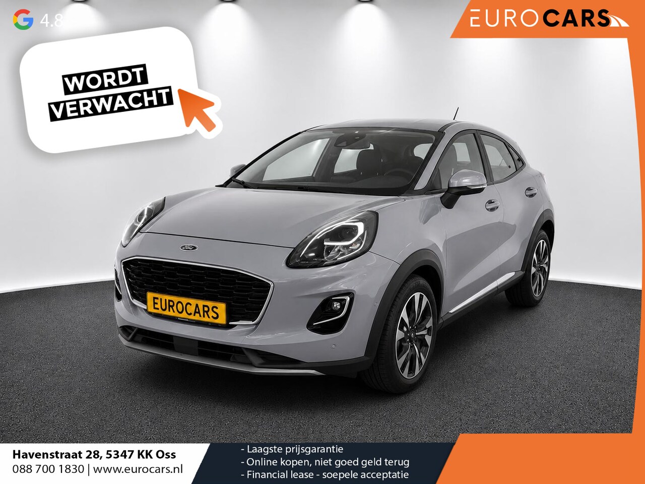 Ford Puma - 1.0 EcoBoost Hybrid 125pk Titanium Navigatie Apple Carplay/Android auto Climate Control Pa - AutoWereld.nl