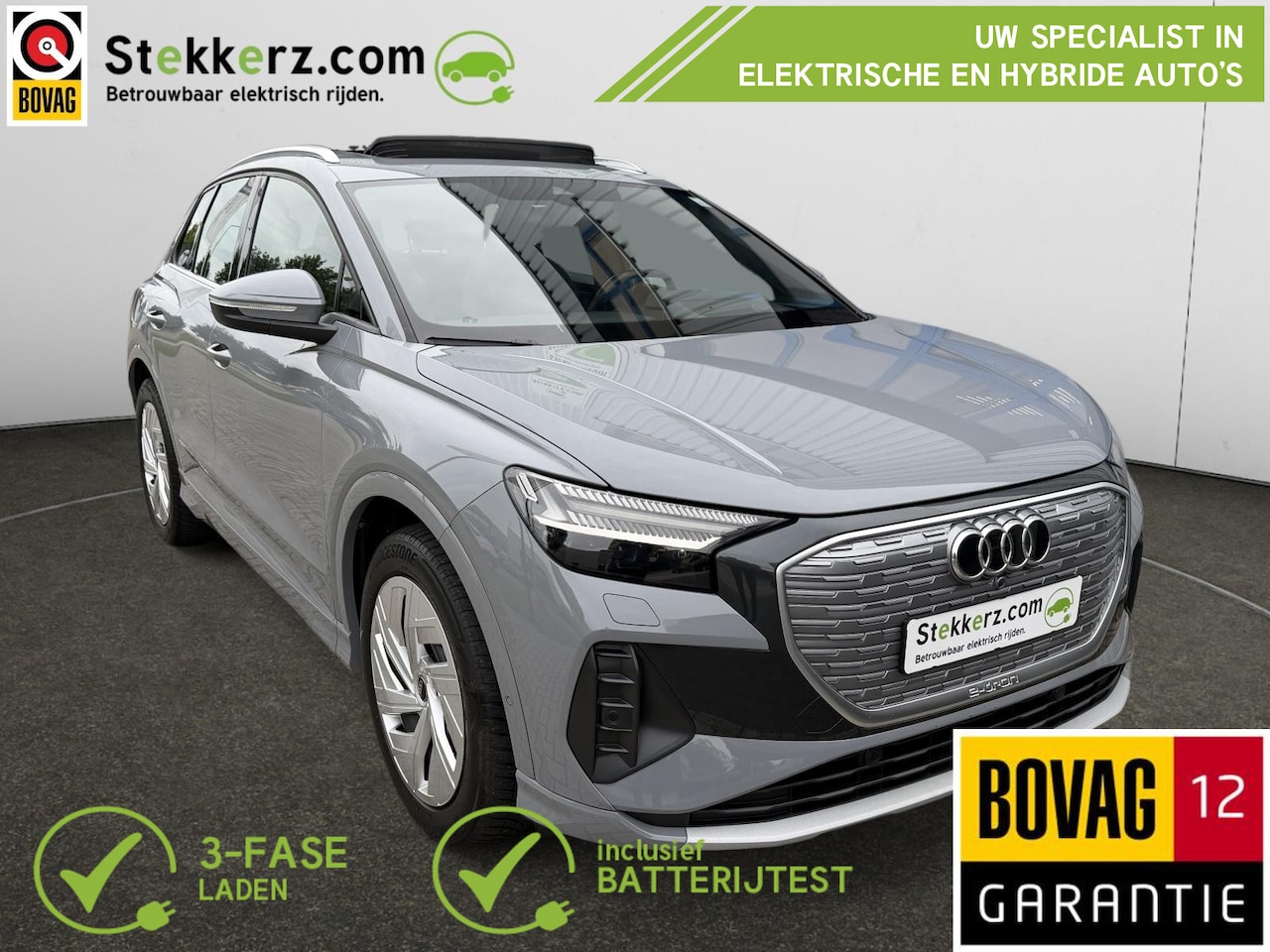 Audi Q4 e-tron - 40 Advanced edition 77 kWh | All-in prijs incl. 12 mnd BOVAG garantie | Panorama dak | Cam - AutoWereld.nl