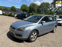 Ford Focus Wagon - 1.8-16V Ambiente Flexifuel /bj/2007 / kleur: blauw / climate / cruise/ sportvelgen / APK 1