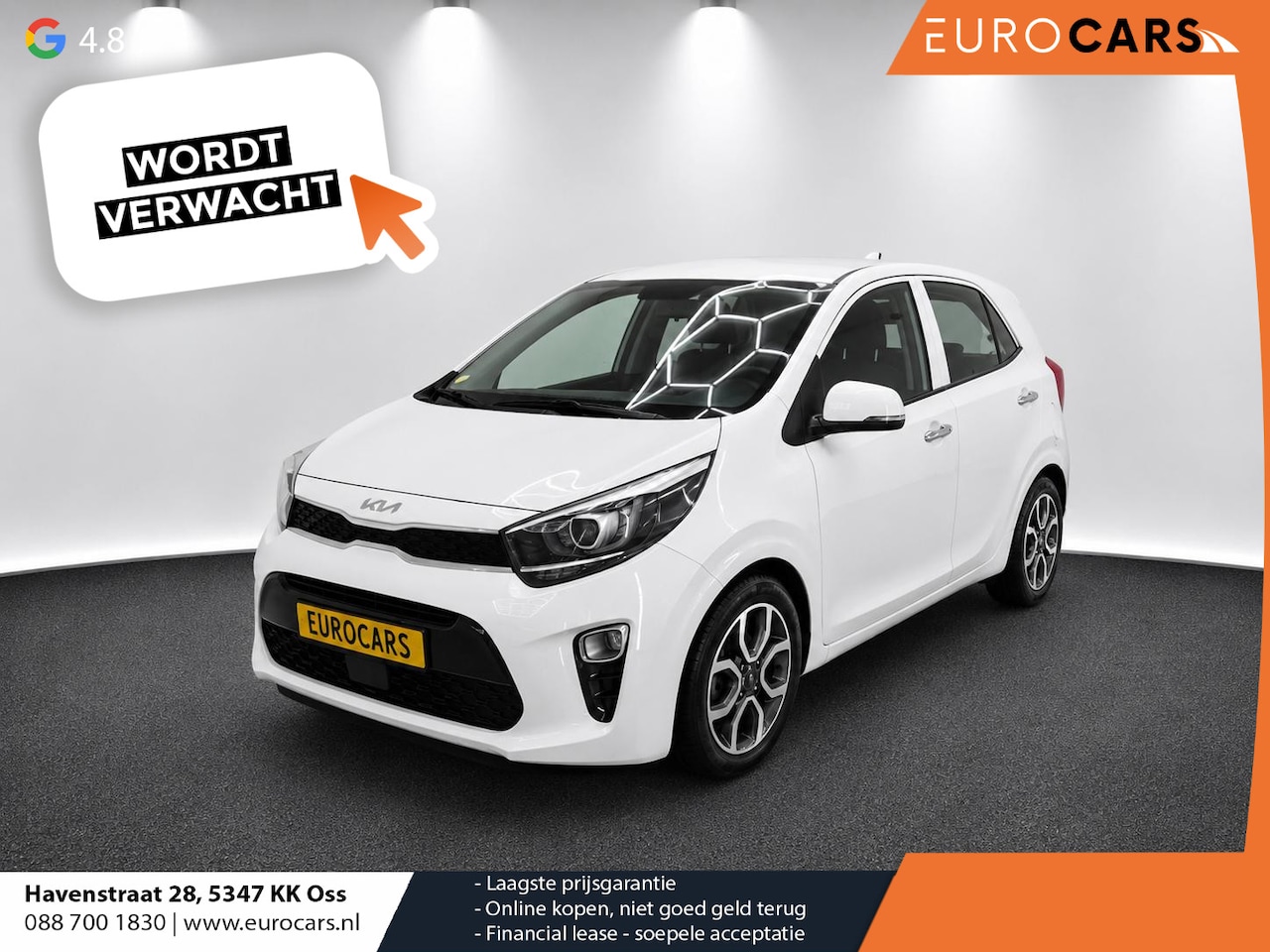 Kia Picanto - 1.0 DPi Dynamic Plusline Navigatie Apple Carplay/Android Auto Camera Climate Control Licht - AutoWereld.nl