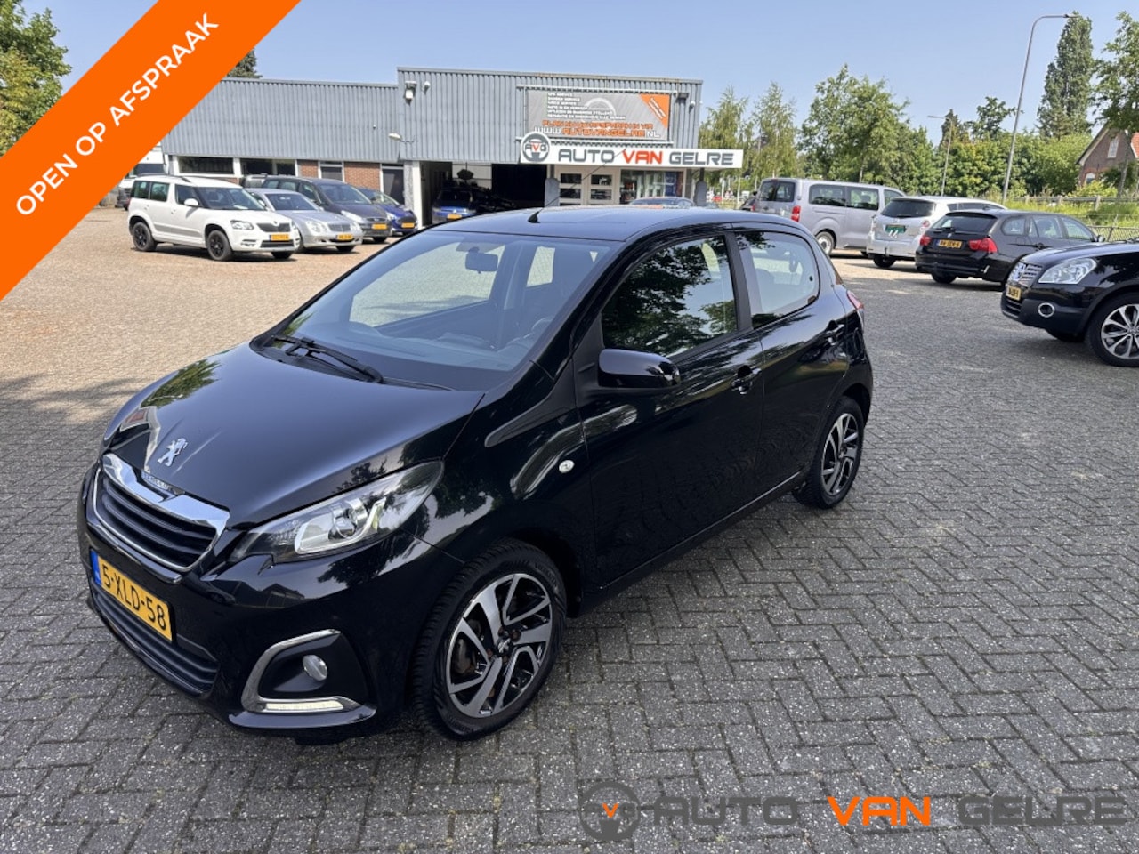 Peugeot 108 - 1.0 VTi Allure Aut. Zwart 5Drs Airco NL Auto NAP - AutoWereld.nl