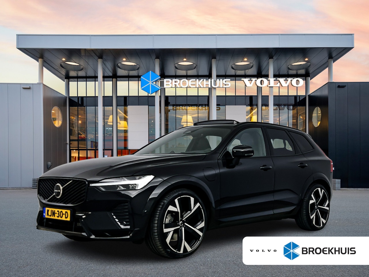 Volvo XC60 - T8 Plug-in hybrid AWD Ultra Dark Exec. Ed. | 22" | Heico Diffusor | Getint & Gelamineerd G - AutoWereld.nl