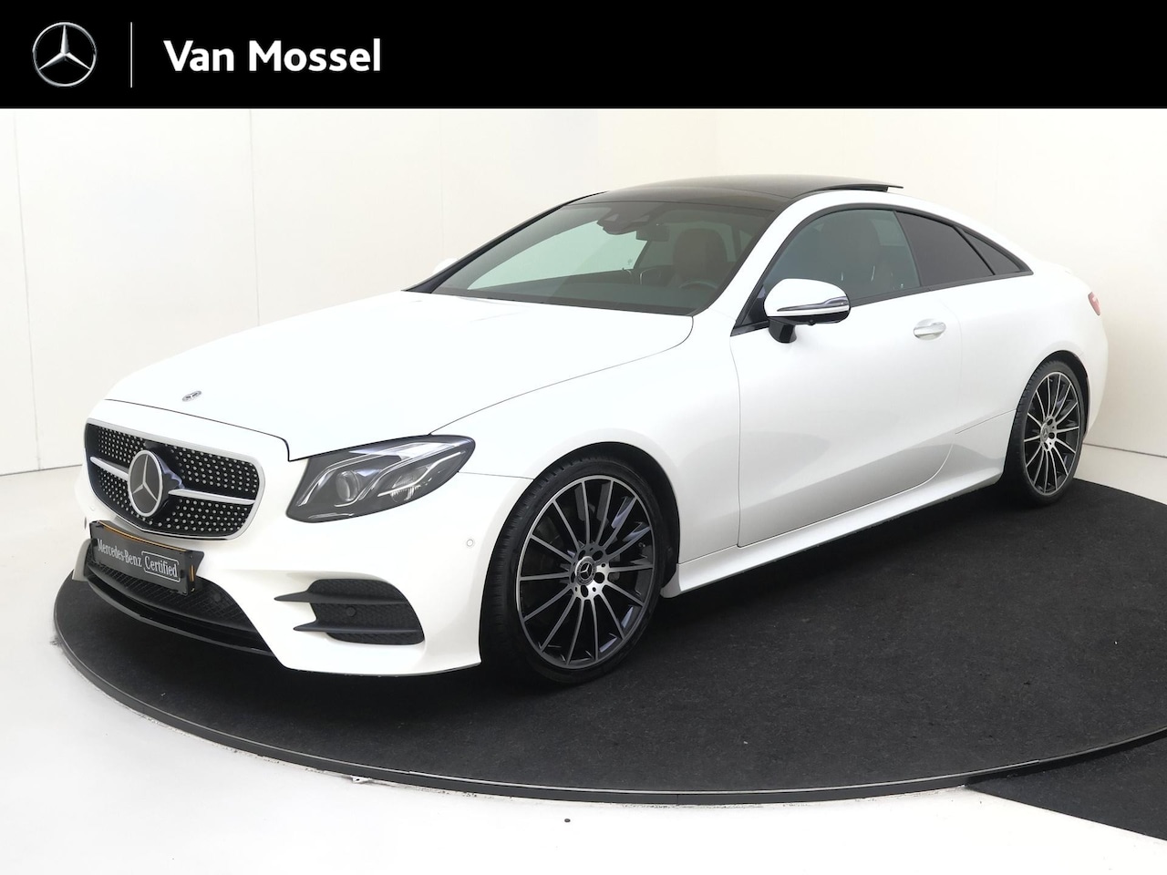 Mercedes-Benz E-klasse Coupé - 200 Premium Plus / Memory-Stoelen / Burmester / 360Graden-Camera / Lederen-Bekleding / - AutoWereld.nl