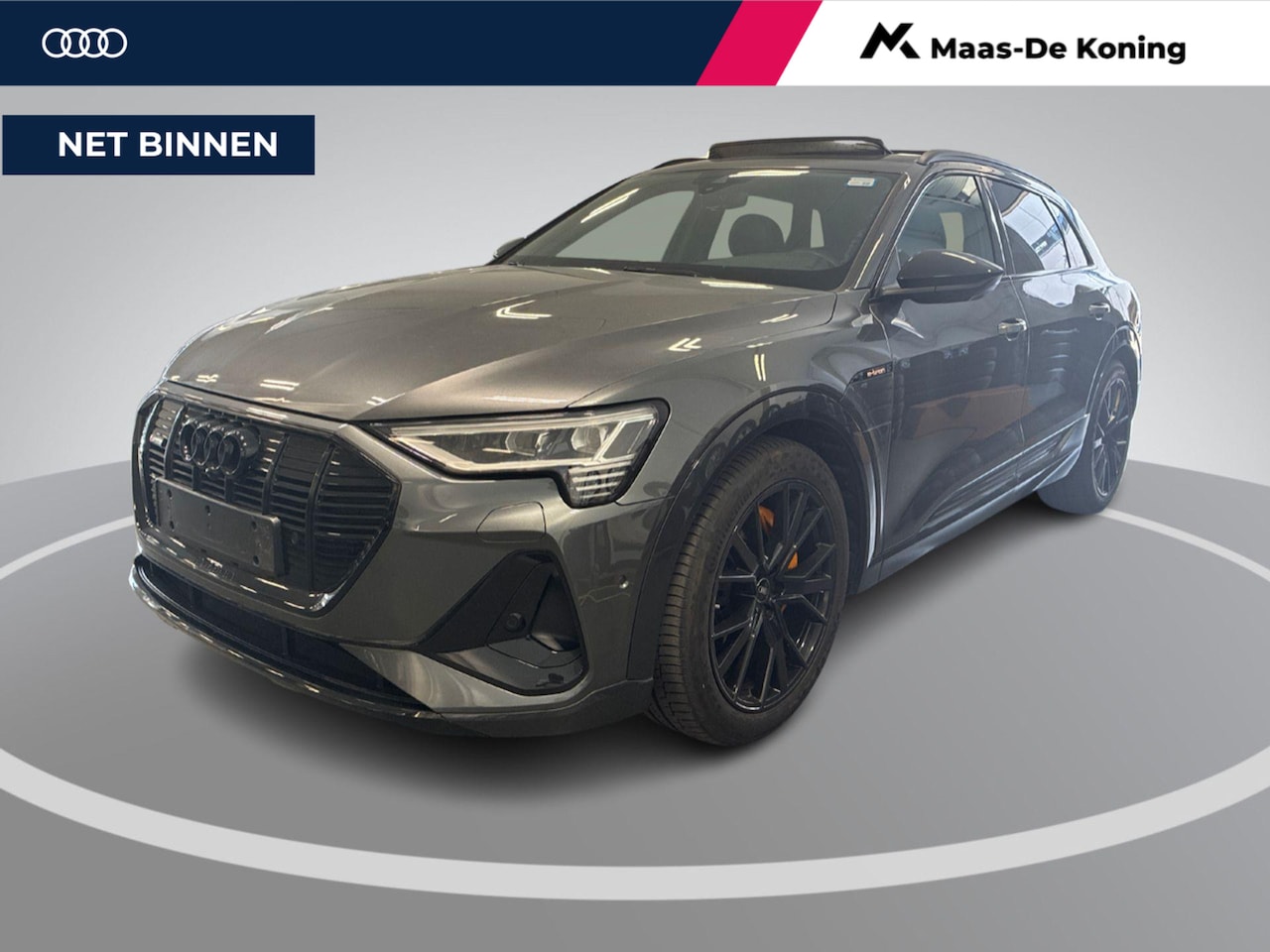 Audi e-tron - 55 quattro S edition 95 kWh 408pk · Panoramadak · 360 Camera · Luchtvering · Elek. Stoelen - AutoWereld.nl