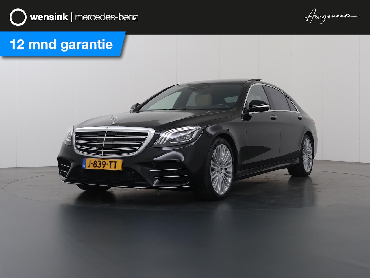 Mercedes-Benz S-klasse - 560 4Matic Lang Premium Plus | Burmester | Beige leer | Executive pakket | Entertainment a - AutoWereld.nl