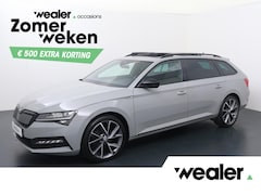 Skoda Superb Combi - 1.4 TSI iV Sportline Business | 218 PK | SoH 94% | Panoramadak | Matrix LED koplampen | 19