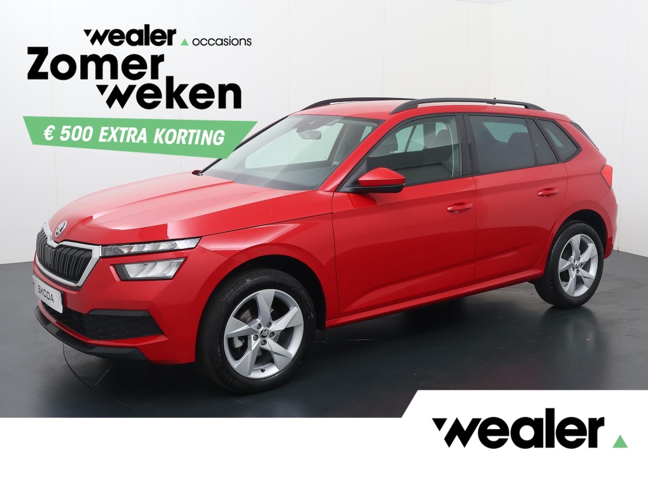 Skoda Kamiq - 1.0 TSI Ambition | 110 PK | Automaat | Cruise control | Airco | 17" LM velgen | Apple Carp - AutoWereld.nl