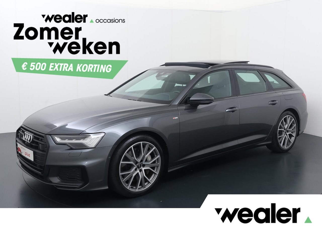 Audi A6 Avant - 50 TFSI e quattro S edition | 299 PK | SoH 100%| Panoramadak | Matrix LED koplampen | S li - AutoWereld.nl