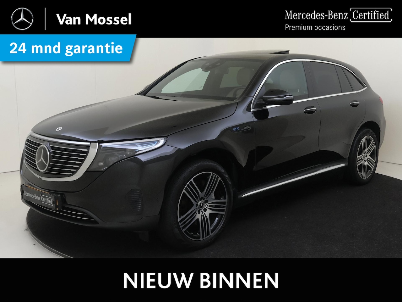 Mercedes-Benz EQC - 400 4MATIC Luxury Line 80 kWh /Schuifdak /20 Inch /Keyless go /CarPlay /Distronic /18.247 - AutoWereld.nl