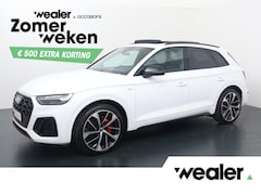 Audi Q5 - 55 TFSI e S edition | 367 PK | SoH 89% | Trekhaak | Panoramadak | Luchtvering | Adaptive c