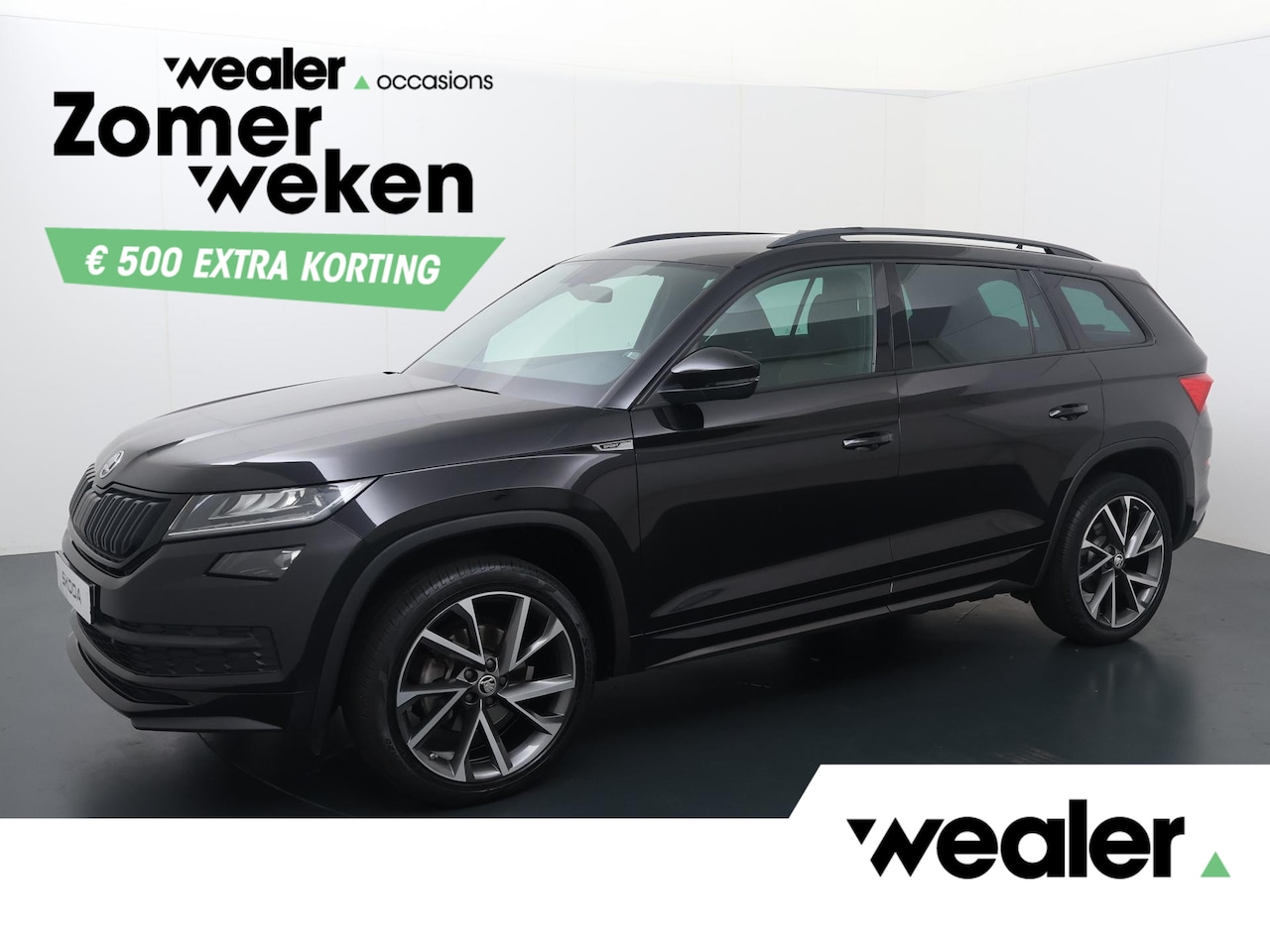 Skoda Kodiaq - 1.5 TSI Sportline Business 7p. | 150 PK | Automaat | Derde zitrij | 20" LM velgen | Stoelv - AutoWereld.nl