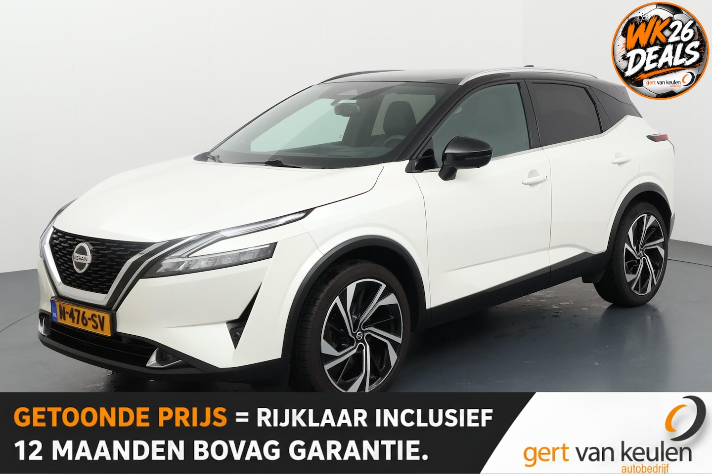 Nissan Qashqai - 1.3 MHEV Xtronic Tekna Plus Pano/Leer/1e Eigenaar/Full option! - AutoWereld.nl