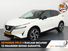 Nissan Qashqai - 1.3 MHEV Xtronic Tekna Plus Pano/Leer/1e Eigenaar/Full option