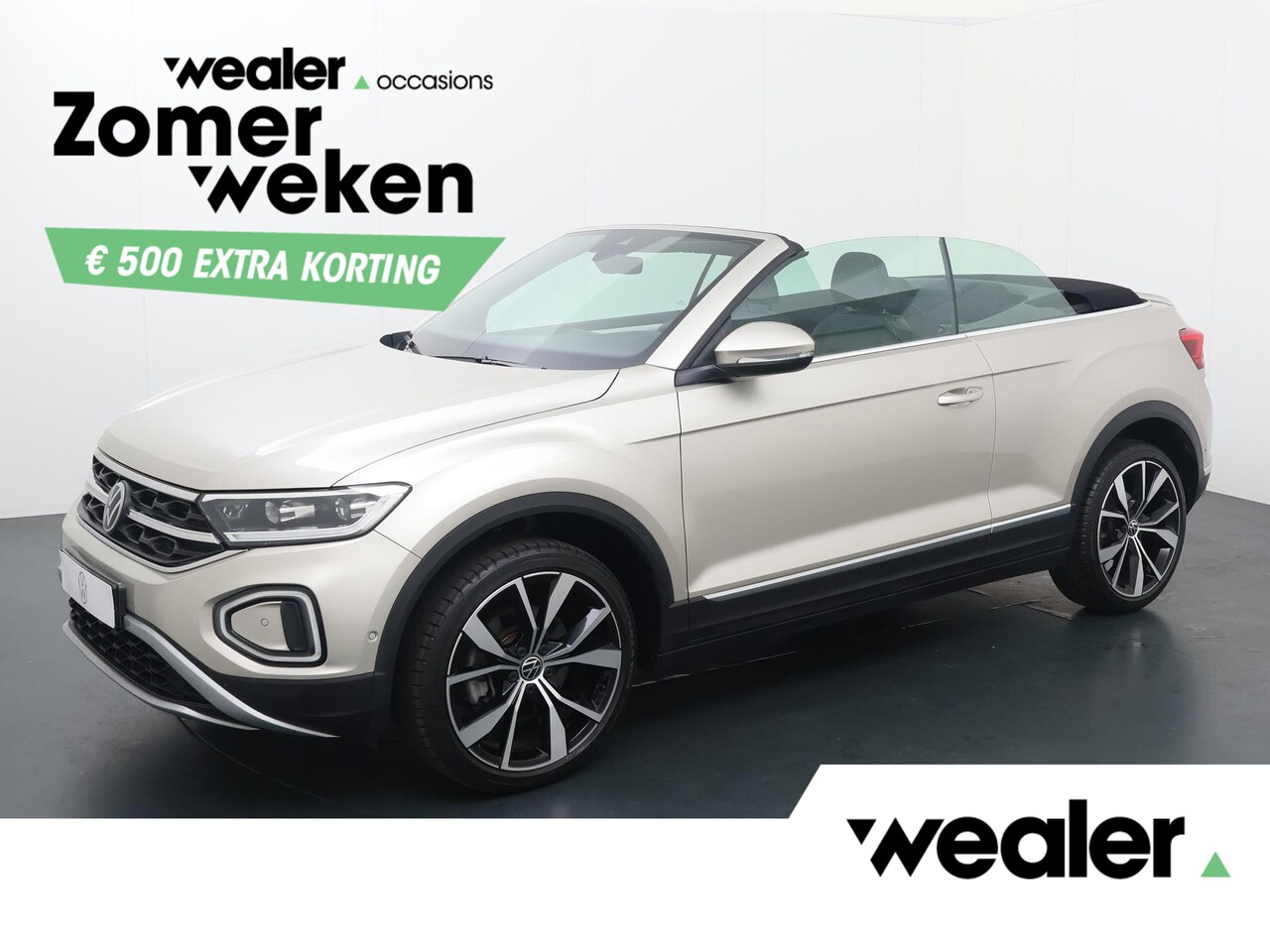 Volkswagen T-Roc Cabrio - 1.5 TSI Style | 150 PK | Automaat | 19" LM velgen | Adaptive cruise control | Dodehoek det - AutoWereld.nl