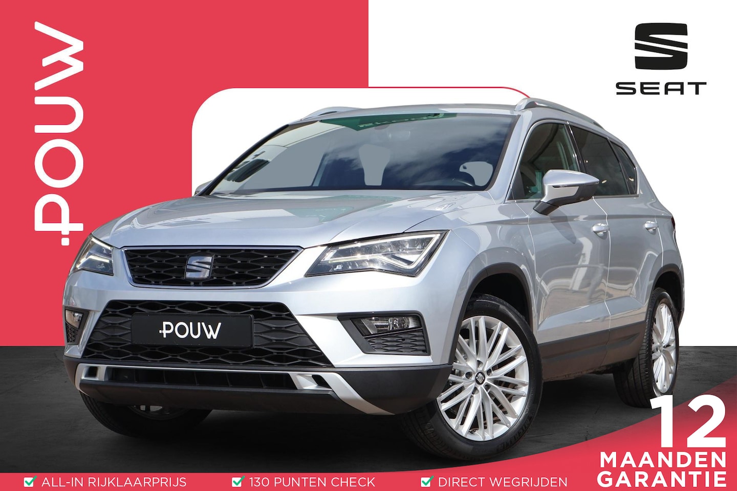 SEAT Ateca - 1.4 EcoTSI 150pk Xcellence | Trekhaak | Navigatie | Camera | Carplay | PDC - AutoWereld.nl