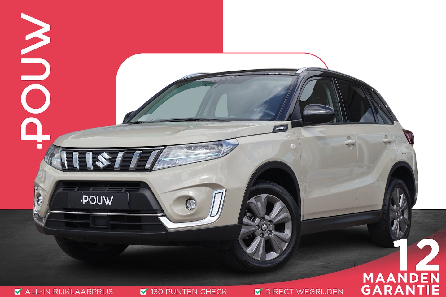 Suzuki Vitara - 1.5 Hybrid 115pk AUT Select | Camera | Adaptive Cruise | PDC | Apple Carplay | Stoelverwar - AutoWereld.nl