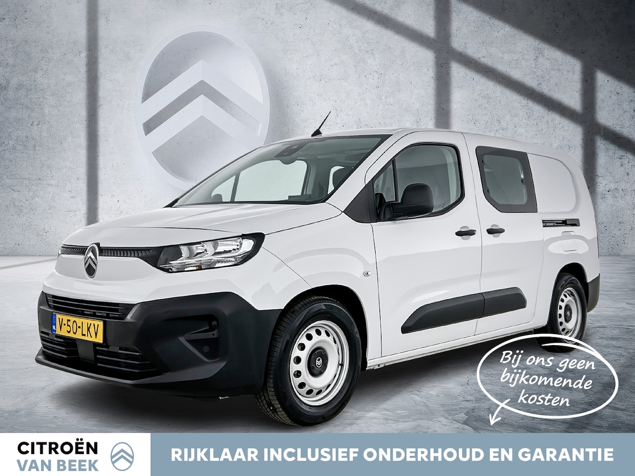 Citroën ë-Berlingo - 136 PK Flex Crewcab L2 50 kWh DubbelCabine!! | 5 zits | Grijs Kenteken | Navigatie | - AutoWereld.nl