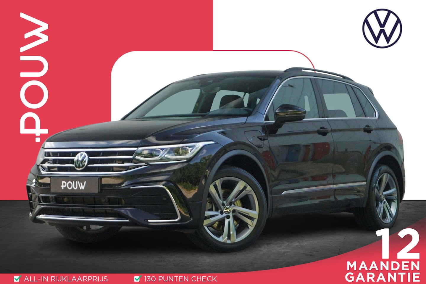 Volkswagen Tiguan - 1.4 TSI eHybrid 245pk R-Line Business+ | SoH 92% | Matrix LED | Adaptive Cruise - AutoWereld.nl