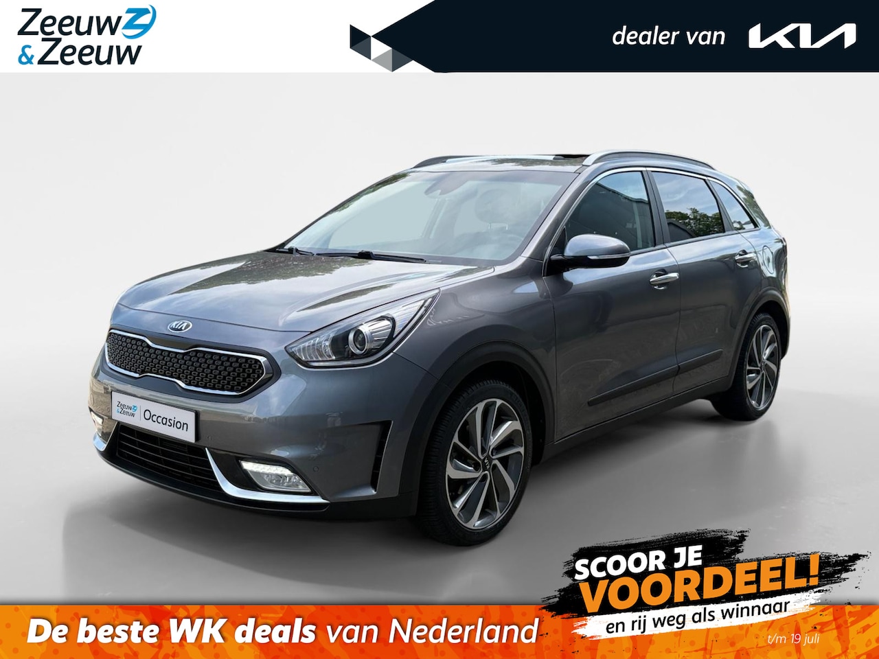 Kia Niro - 1.6 GDi Hybrid Edition | Navi | Camera | Schuifdak | Stoel + Stuurverwarming | 18" Lichtme - AutoWereld.nl