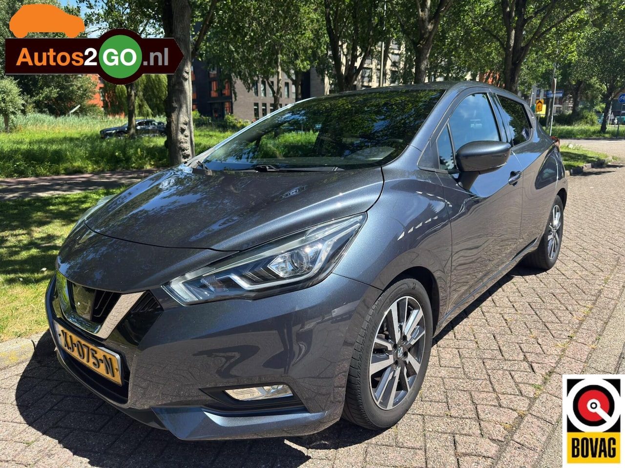Nissan Micra - 0.9 IG-T Acenta I Navi I camera I parkeersensoren I stoelverw. I cruise controle I rijklaa - AutoWereld.nl