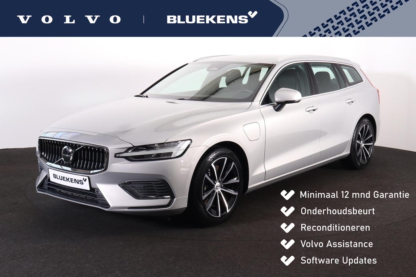 Volvo V60 - T6 Recharge AWD Essential Bright - IntelliSafe Assist & Surround - Parkeercamera achter - - AutoWereld.nl